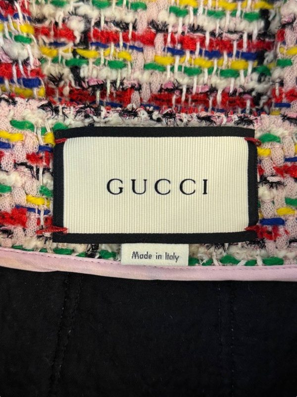 Gucci Horsebit Tweed Skirt