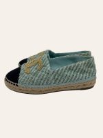 Chanel Tweed Espadrilles Size 37