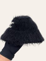 Celine Triomphe Bucket Hat in Brushed Mohair