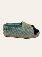 Chanel Tweed Espadrilles Size 37