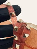 Valentino Rockstud Rubber Slides Size 37