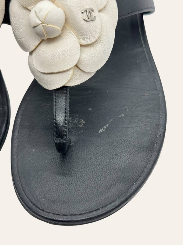 Chanel Camellia Sandal Size 36.5