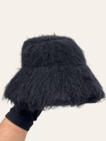 Celine Triomphe Bucket Hat in Brushed Mohair