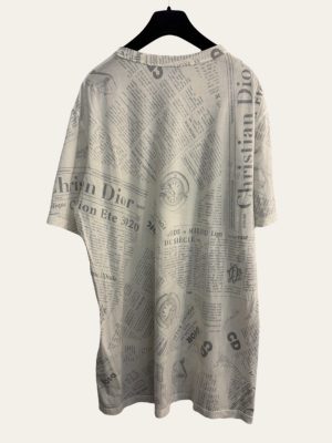 Dior Newspaper Print T-Shirt