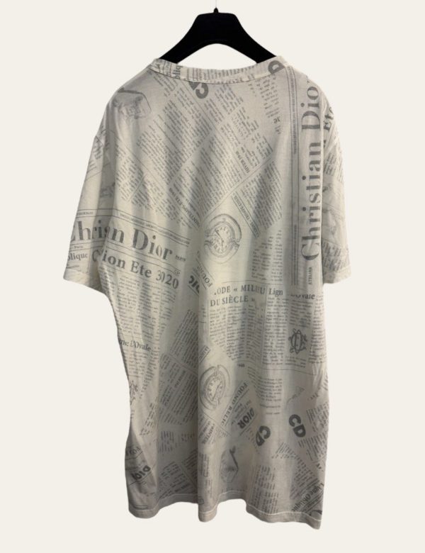 Dior Newspaper Print T-Shirt