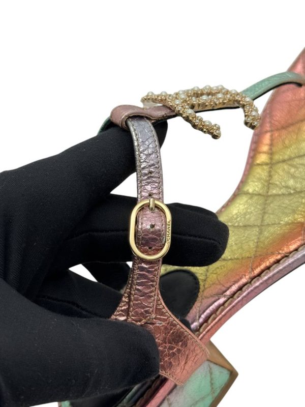 Chanel Mermaid CC Sandal Size 37
