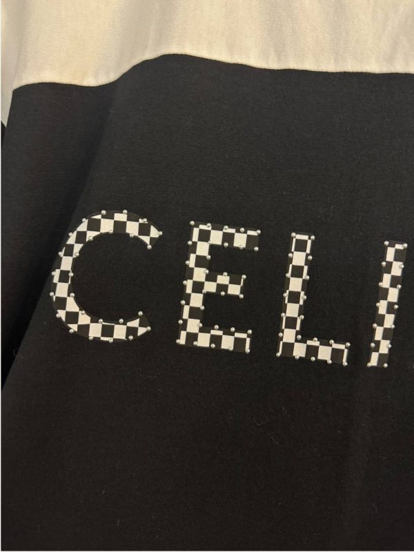 Celine Studs Logo T-Shirt