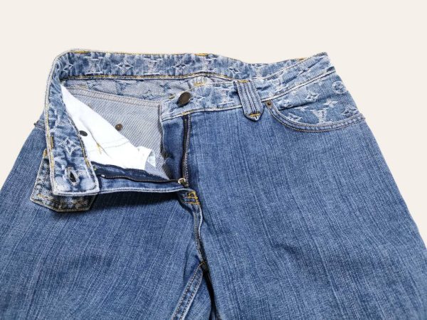 Louis Vuitton Denim Monogram Jeans