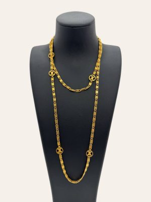 Celine Vintage Triomphe Long Necklace