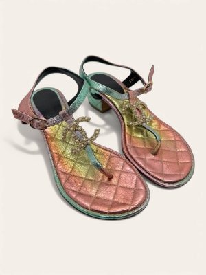 Chanel Mermaid CC Sandal Size 37