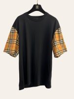 Burberry Checkered Sleeves T-Shirt