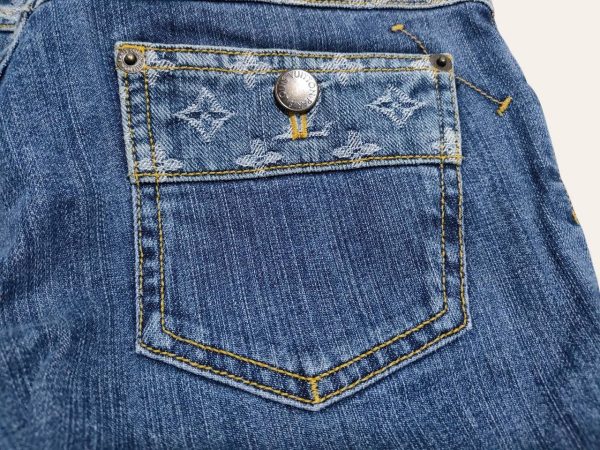Louis Vuitton Denim Monogram Jeans