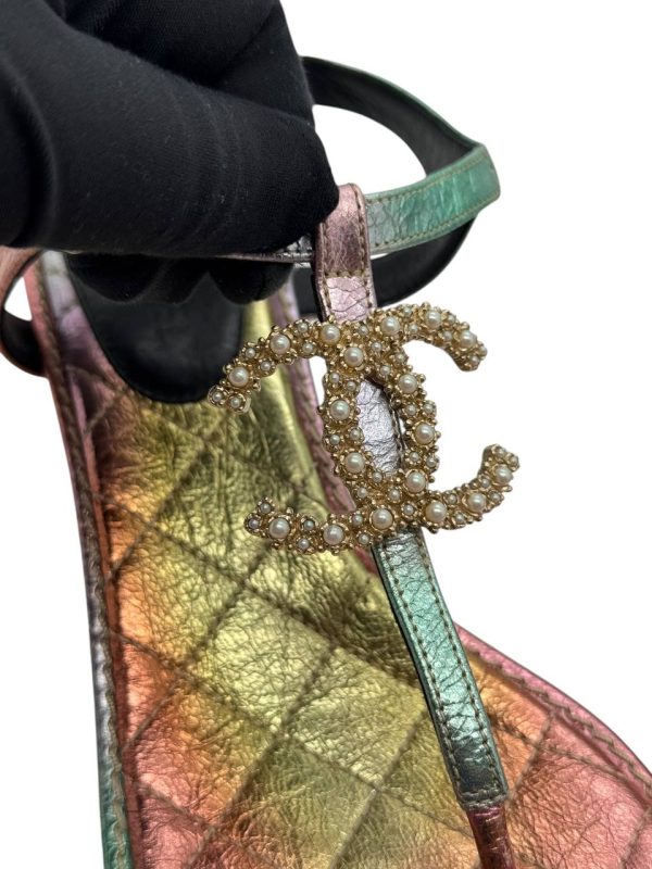 Chanel Mermaid CC Sandal Size 37