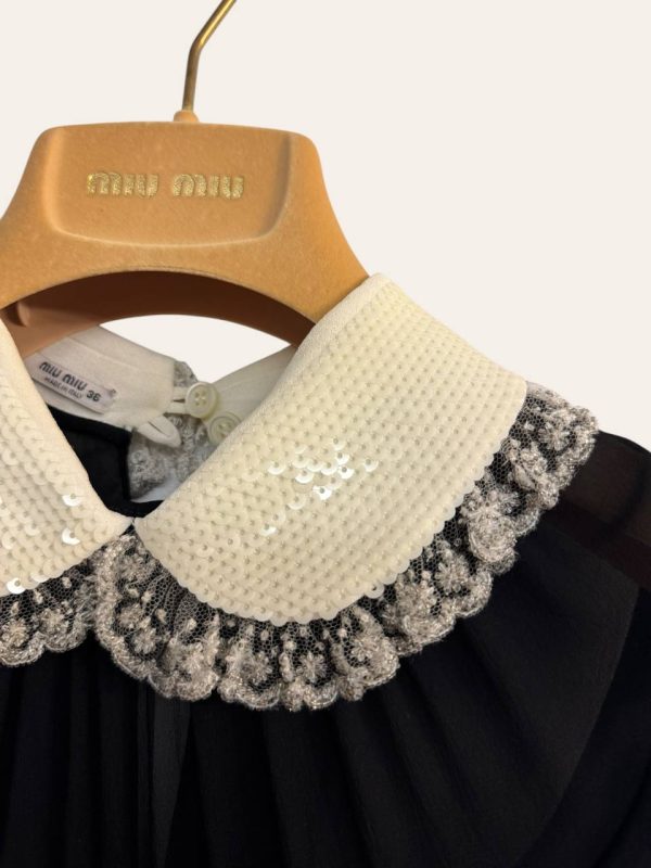 Miu Miu Sequin Collar Dress
