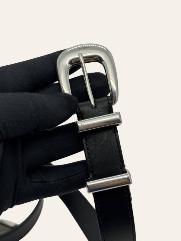 Celine Medium Western Belt in Vintage Calfskin