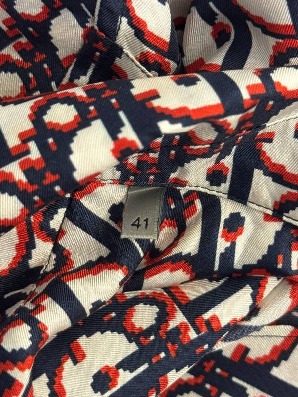 Dior Oblique Silk Short Sleeved Shirt