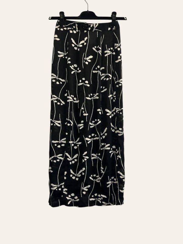 Chanel CC Silk Skirt