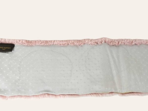 Louis Vuitton Monogram Shearling Scarf