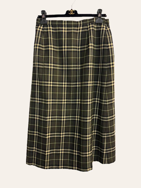 Burberry Checkered Skirt