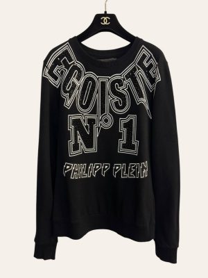 Philipp Plein Embellished Crystal Sweatshirt