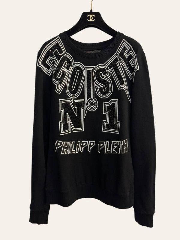 Philipp Plein Embellished Crystal Sweatshirt