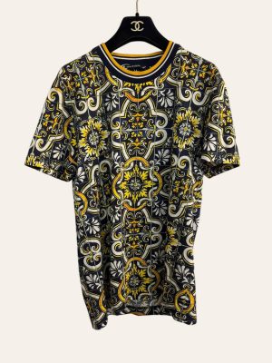 Dolce and Gabbana Majolica Print T-Shirt