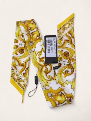Dolce & Gabbana Majolica Silk Twill Headscarf