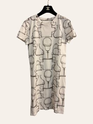 Hermes Graphic T-Shirt Dress