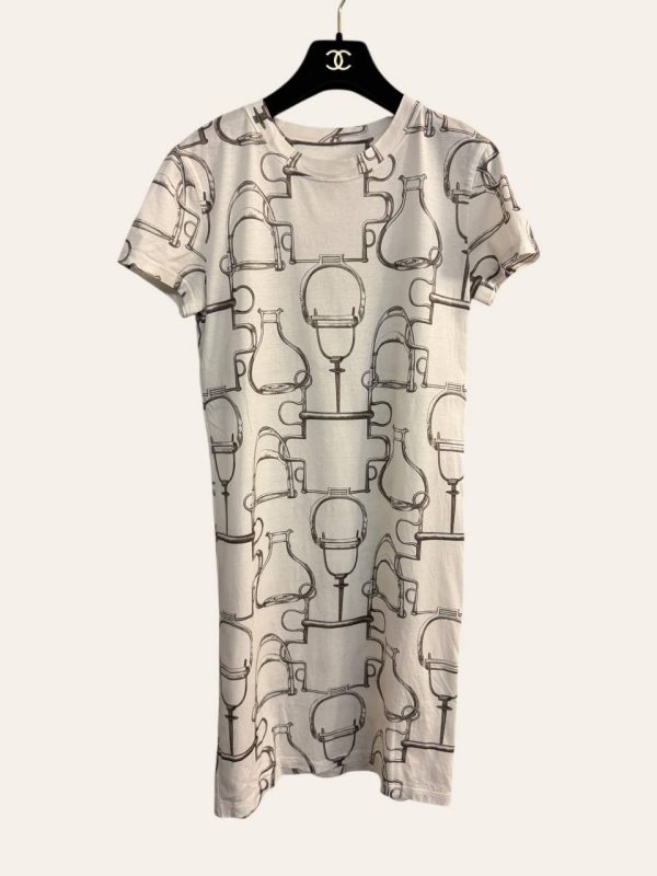 Hermes Graphic T-Shirt Dress