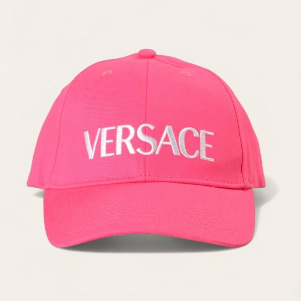 Versace Embroidered Logo Hat