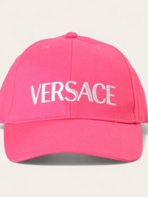 Versace Embroidered Logo Hat