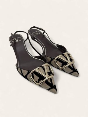 Valentino VLogo Signature Slingback Size 36