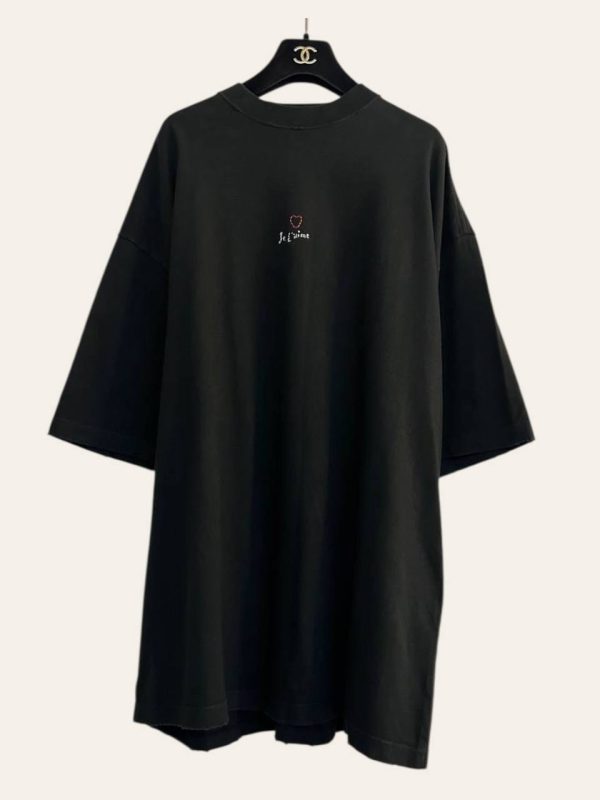 Balenciaga Je T’Aime Logo Oversized T-Shirt