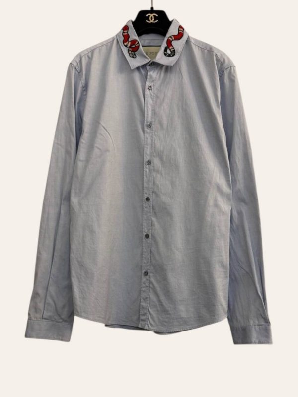 Gucci Snake Collared Shirt