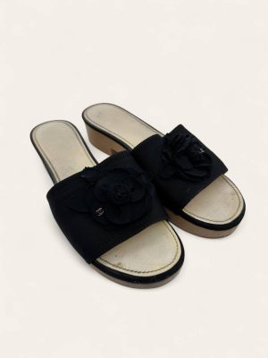 Chanel Camellia Sandal Size 37