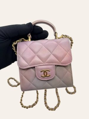 Chanel Mini Vanity Top Handle Crossbody Bag