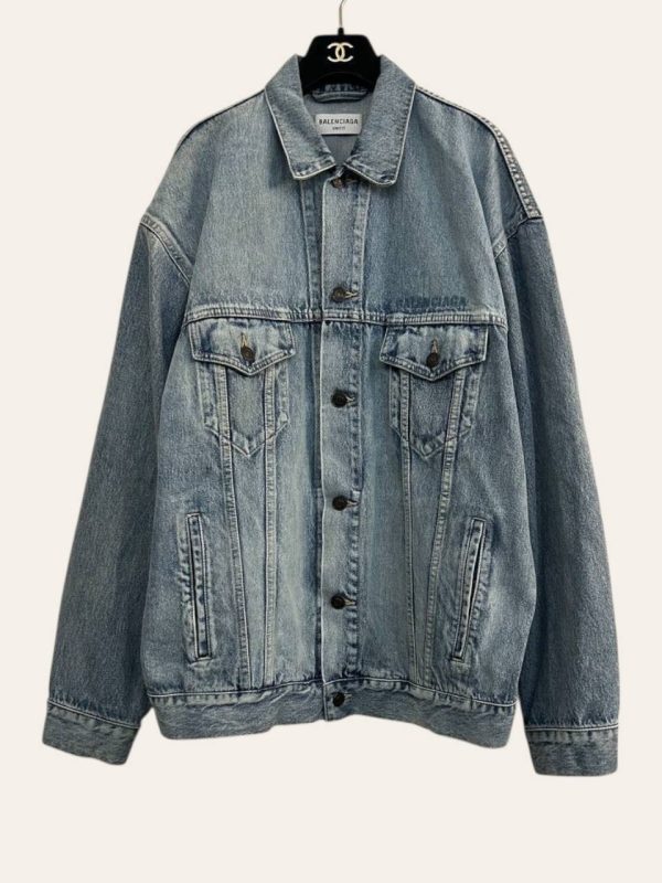 Balenciaga Denim Oversized Jacket