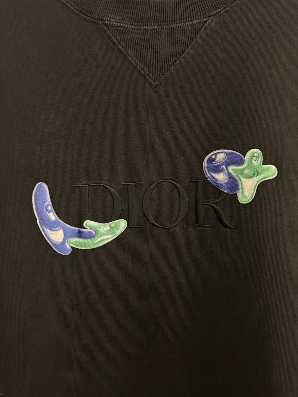 Dior X Kenny Scharf Embroidered Logo T-Shirt