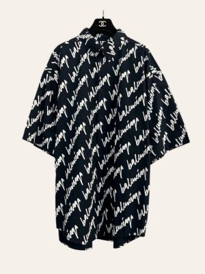 Balenciaga Logo Oversized Shirt