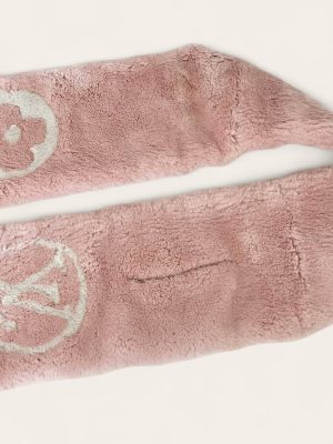 Louis Vuitton Monogram Shearling Scarf