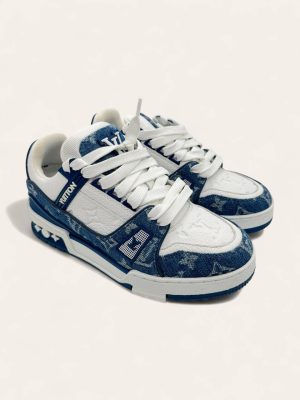 Louis Vuitton Denim Trainer Sneaker Size EU 36.5