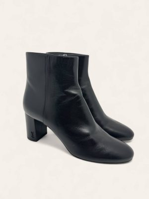 Saint Laurent Leather Ankle Boot Size 39