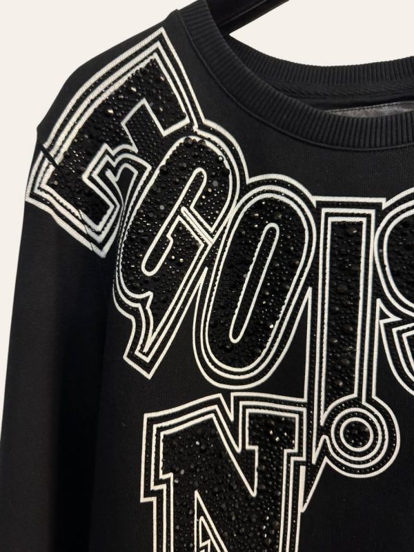 Philipp Plein Embellished Crystal Sweatshirt