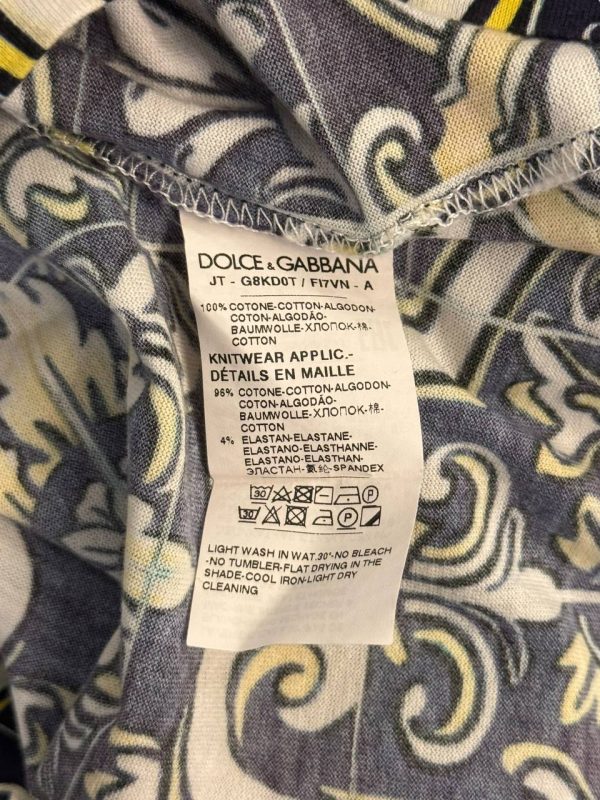 Dolce and Gabbana Majolica Print T-Shirt