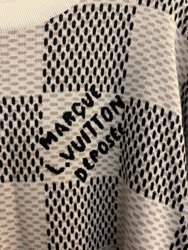 Louis Vuitton Damier Jacquard Crewneck T-Shirt