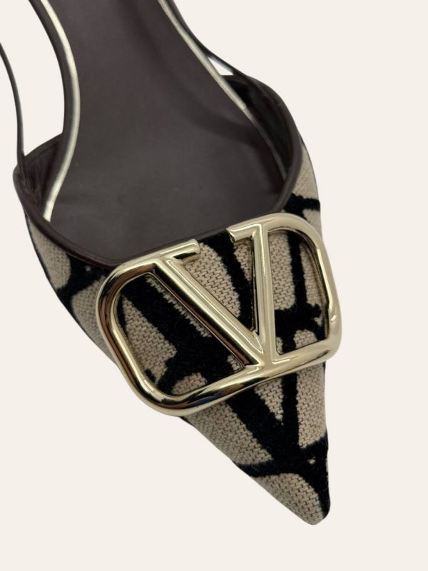 Valentino VLogo Signature Slingback Size 36