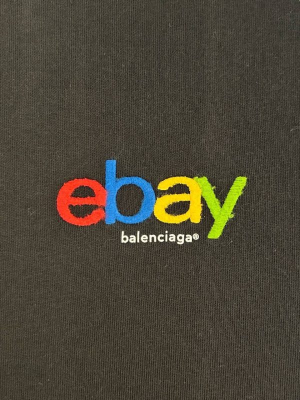 Balenciaga Ebay Logo Oversized T-Shirt