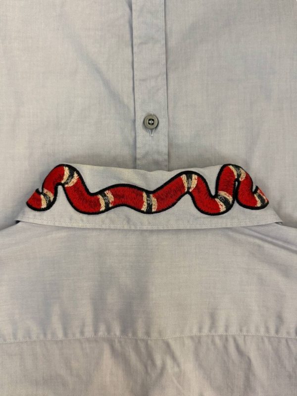 Gucci Snake Collared Shirt