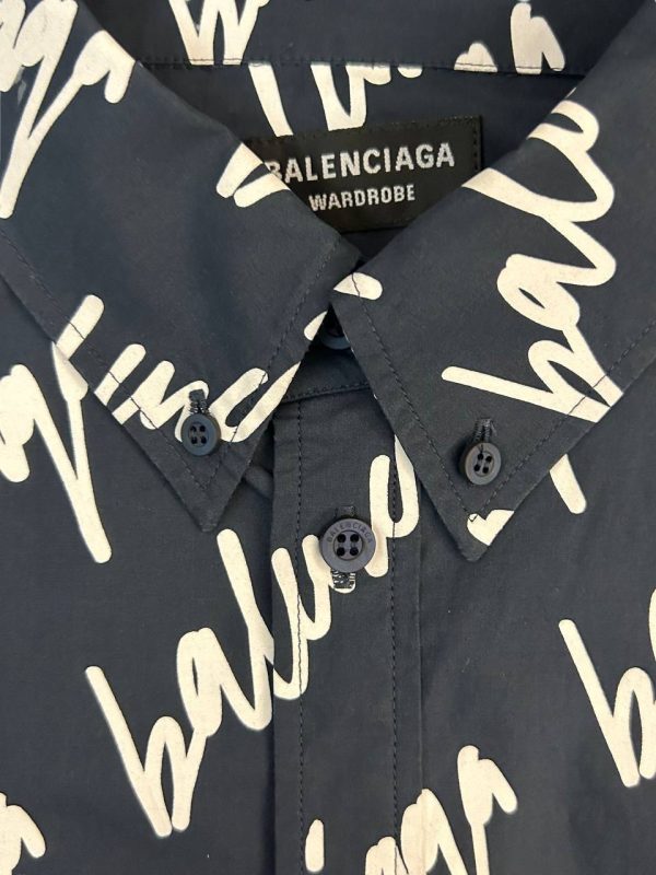 Balenciaga Logo Oversized Shirt