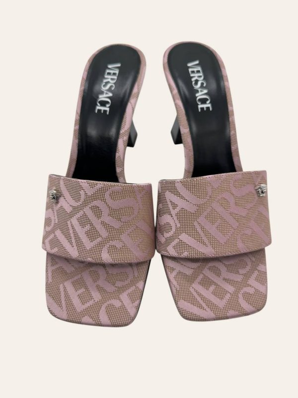 Versace Logo Heels Size 38
